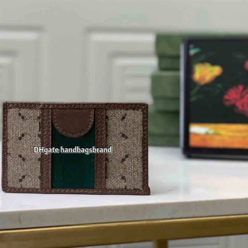 Newest 597617 ophidia Card Holders woman mini wallet Designer leather canvas luxury designer Mini Bank Card Holder Small Slim Wall238f
Newest 597617 ophidia Card Holders woman mini wallet Designer leather canvas luxury designer Mini Bank Card Holder Small Slim Wall238f