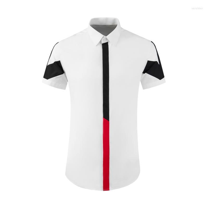 Men's Dress Shirts Brand Summer Shirt Men Short Sleeve Patchwork Chemise Homme High Quality Slim Cotton For Plus Size CamisasMen's Vere22, Black
Men's Dress Shirts Brand Summer Shirt Men Short Sleeve Patchwork Chemise Homme High Quality Slim Cotton For Plus Size CamisasMen's Vere22, Black