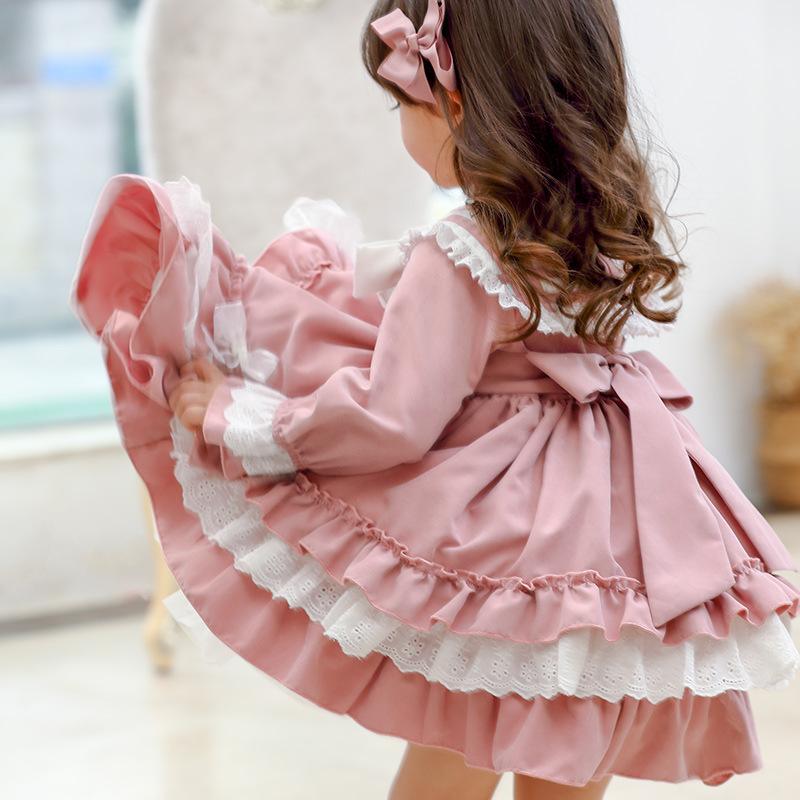 Girl's Dresses Princess Lolita Dress Girl Long-sleeved Autumn/winter CoatGirl's, Pink
Girl's Dresses Princess Lolita Dress Girl Long-sleeved Autumn/winter CoatGirl's, Pink