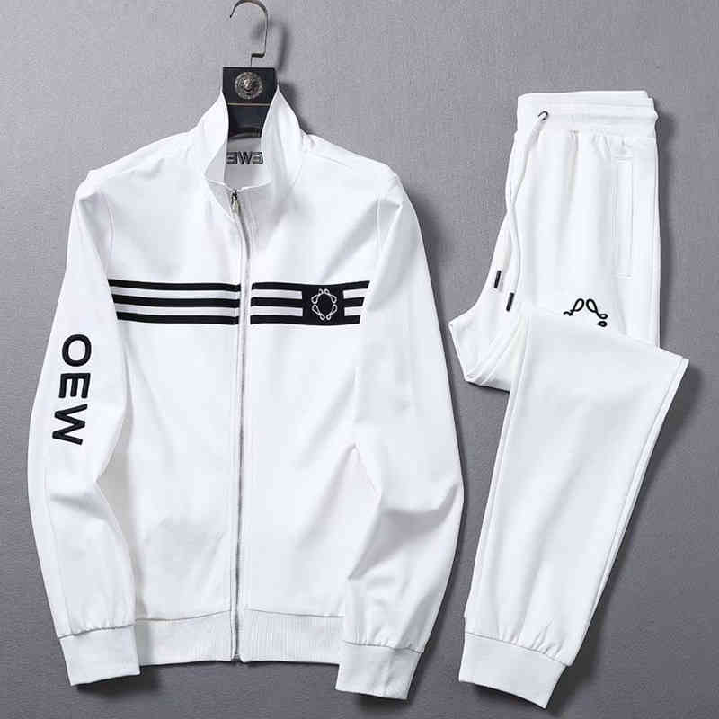 High version Men's Set Designer Tracksuits Fashion Letter Embroidered Casual Sports Suit Men Luxury Two Piece Large American Sportswear, White
High version Men's Set Designer Tracksuits Fashion Letter Embroidered Casual Sports Suit Men Luxury Two Piece Large American Sportswear, White