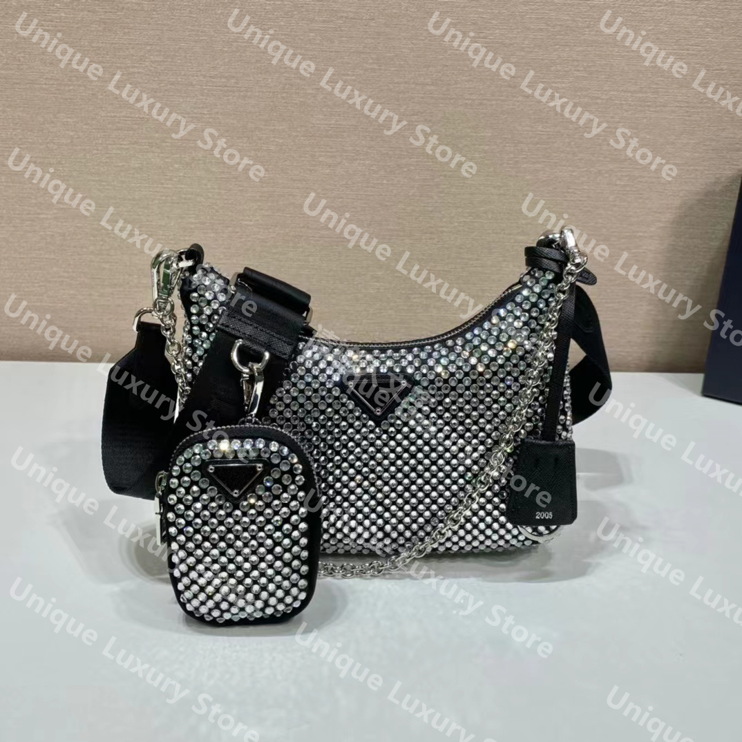 1BH204 Diamond Re-Edition 2005 Nylon 3-in-1 Bag Handbag Womens Luxury Metal Triangle Leather Trim Iconic Mini Hobo Bag Ladies Fashion Crossbody Shoulder Bags 1NE204, 01.
1BH204 Diamond Re-Edition 2005 Nylon 3-in-1 Bag Handbag Womens Luxury Metal Triangle Leather Trim Iconic Mini Hobo Bag Ladies Fashion Crossbody Shoulder Bags 1NE204, 01.