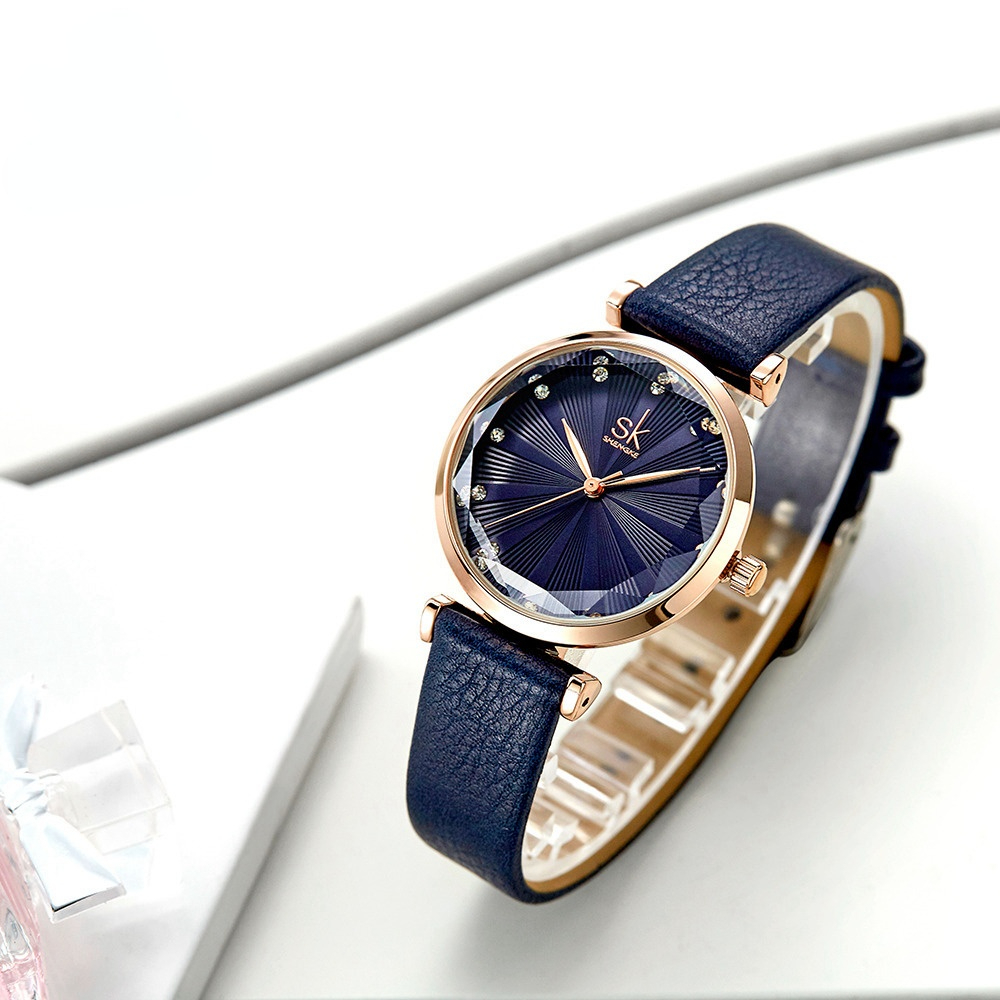 Women's Luxury Ladies Watch Leather Watches For Women Fashion Bayan Kol Saati Diamond Reloj Mujer 2022, Blue
Women's Luxury Ladies Watch Leather Watches For Women Fashion Bayan Kol Saati Diamond Reloj Mujer 2022, Blue
