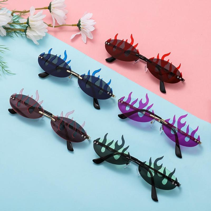 Sunglasses Trending Shades Eyewear Cosplay Flame Shaped Double Lens Rimless SunglassesSunglasses
Sunglasses Trending Shades Eyewear Cosplay Flame Shaped Double Lens Rimless SunglassesSunglasses