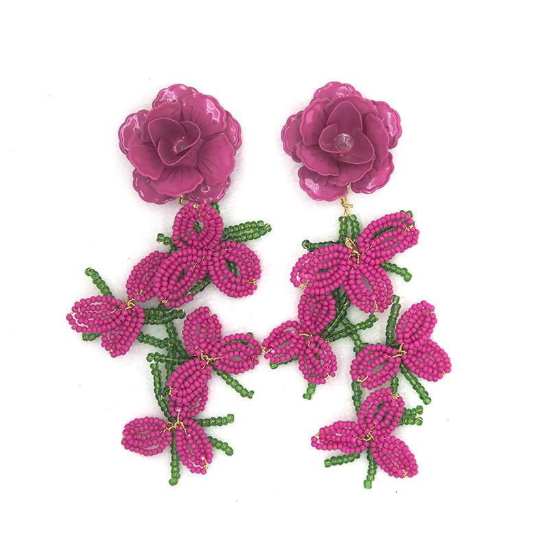 Clip-on & Screw Back Rainbow Bead Tassel Earrings For Women Colorful Leaf Flower Earring Jewelry GirlClip-on
Clip-on & Screw Back Rainbow Bead Tassel Earrings For Women Colorful Leaf Flower Earring Jewelry GirlClip-on