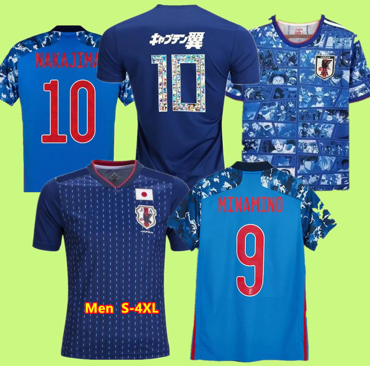 2018 World Cup Fans Player Version Japan Cartoon Soccer Jersey 2022 Atom Captain Tsubasa Men Adult Short Sleeve Football Shirt Slim Fitting Uniforms, Grey
2018 World Cup Fans Player Version Japan Cartoon Soccer Jersey 2022 Atom Captain Tsubasa Men Adult Short Sleeve Football Shirt Slim Fitting Uniforms, Grey