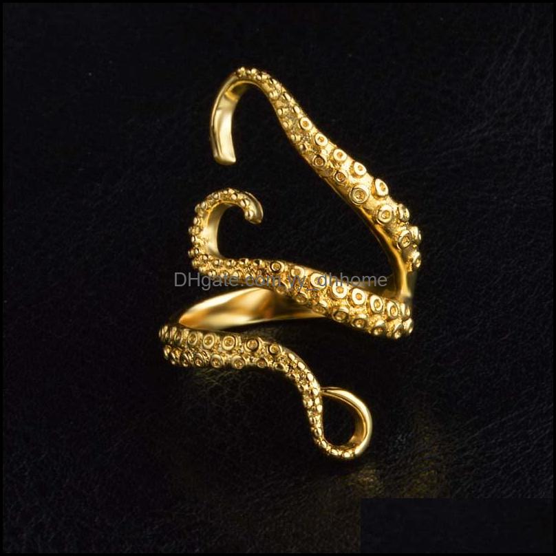 Band Rings Jewelry Sier Gold Octopus Punk Finger For Women Girl Party Open Size Wholesale 0676Wh Drop Delivery 2021 8Fylb
Band Rings Jewelry Sier Gold Octopus Punk Finger For Women Girl Party Open Size Wholesale 0676Wh Drop Delivery 2021 8Fylb