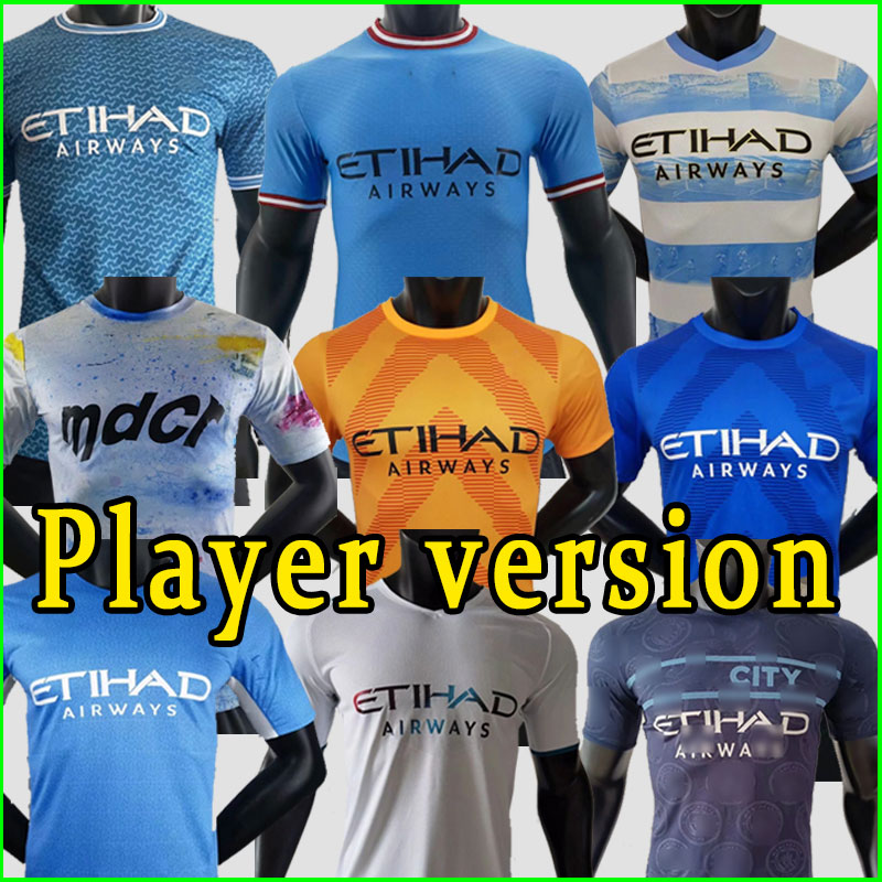 PLAYER VERSION Man DE BRUYNE Cities 22 23 soccer jersey 2023 STERLING football shirt FERRAN KUN AGUERO GESUS BERNARDO MAHREZ FODEN GREALISH Haaland GOALKEEPER, 22-23 goalkeeper
PLAYER VERSION Man DE BRUYNE Cities 22 23 soccer jersey 2023 STERLING football shirt FERRAN KUN AGUERO GESUS BERNARDO MAHREZ FODEN GREALISH Haaland GOALKEEPER, 22-23 goalkeeper