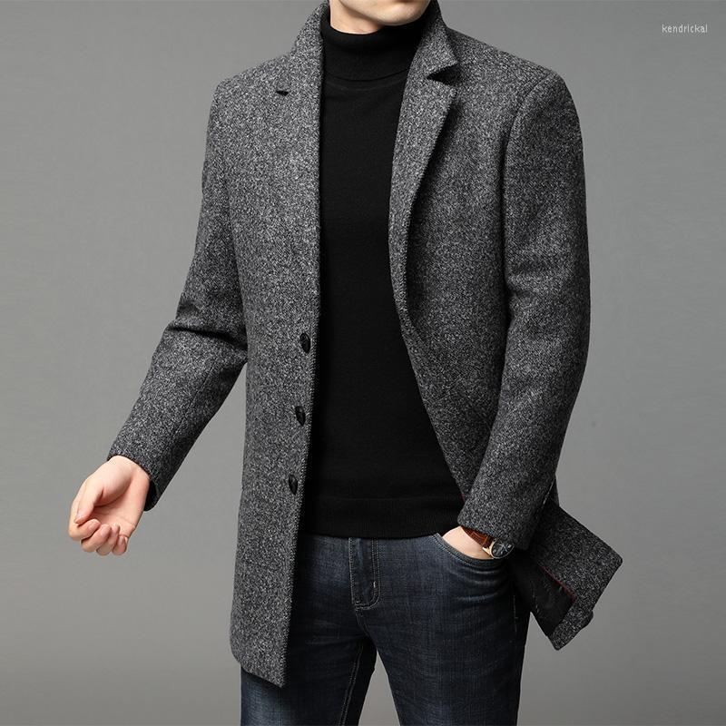 Men's Wool & Blends 2022 Autumn Winter Woolen Coat Men Casual Warm Coats Mens Pure Color Fashion Jackets Thick Outerwear Overcoat B403 Kend2, Coffee
Men's Wool & Blends 2022 Autumn Winter Woolen Coat Men Casual Warm Coats Mens Pure Color Fashion Jackets Thick Outerwear Overcoat B403 Kend2, Coffee