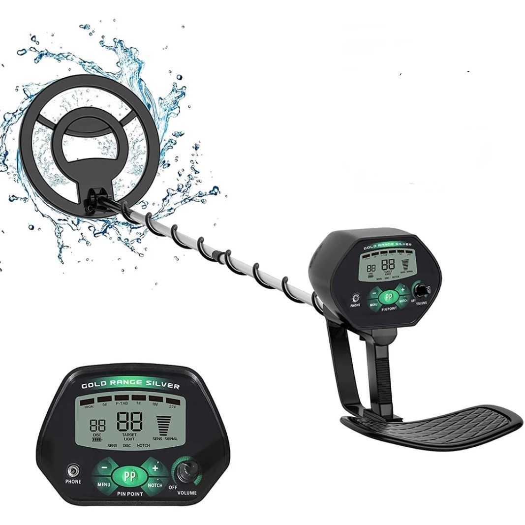 MD-4090 Metal Detector with Memory Function LCD Backlight Adjustable High Sensitivity Underground Metal Detector MD-3030 Updated