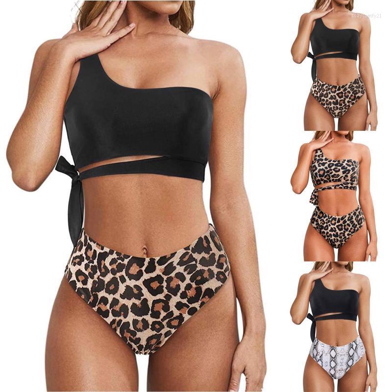 Women' Swimwear Women Swimsuit Set Sexy One Shoulder Bikini Push Up Bathing High Waist Beachwear Bikinis, Black
Women' Swimwear Women Swimsuit Set Sexy One Shoulder Bikini Push Up Bathing High Waist Beachwear Bikinis, Black
