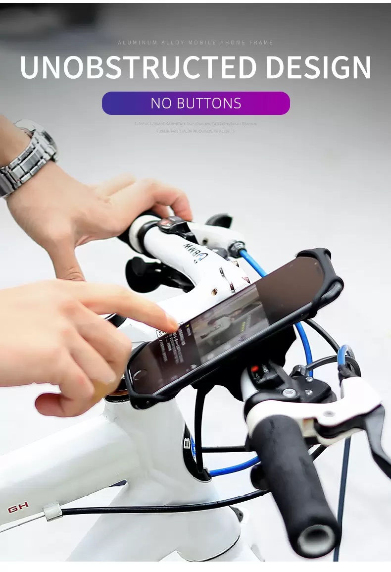 Flexible Bicycle Smartphone Holder 360 Rotation Silicone Bike Motorbike Mount Mobile Phone Accessories Holder
