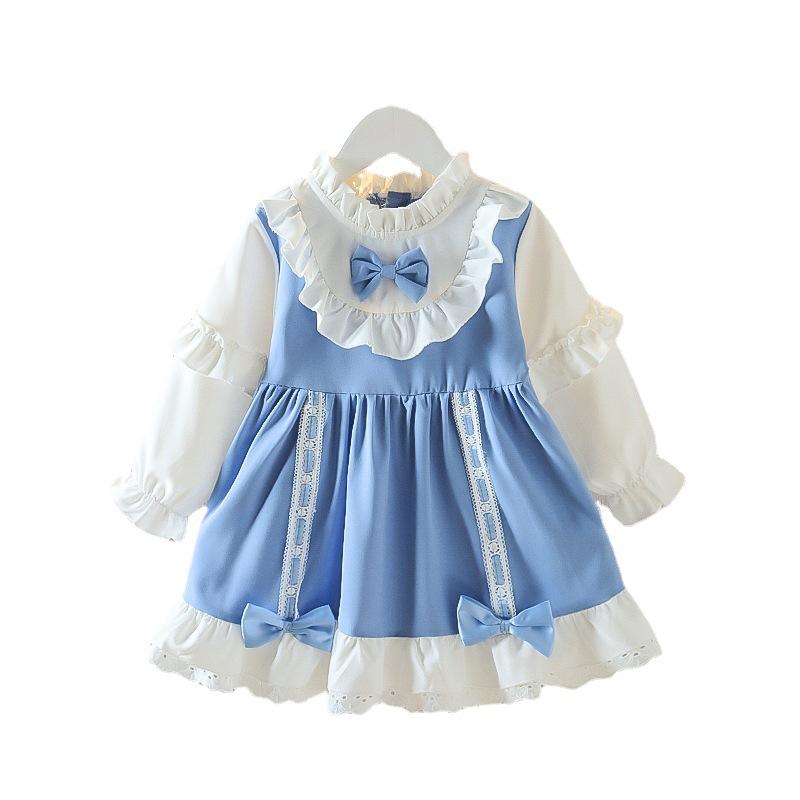 Girl's Dresses Princess Dress Spring Summer Girl Blue Bow Gothic Lolita Birthday Party 1 2 3 4 Yeal Toddler DressesGirl's, Baby girl dress006
Girl's Dresses Princess Dress Spring Summer Girl Blue Bow Gothic Lolita Birthday Party 1 2 3 4 Yeal Toddler DressesGirl's, Baby girl dress006