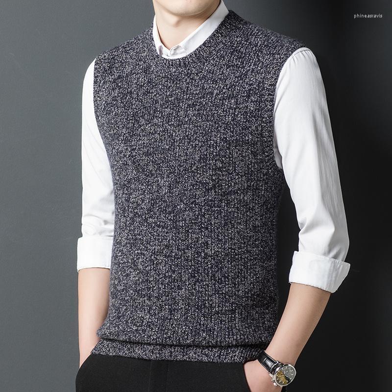 Men's Vests Thick Knit Autumn And Winter Solid Color Round Neck Bottoming Vest SweaterMen's Phin22, Green
Men's Vests Thick Knit Autumn And Winter Solid Color Round Neck Bottoming Vest SweaterMen's Phin22, Green