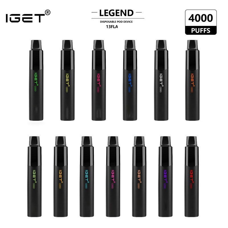 Original IGET LEGEND Disposable Pod Device Kit E-cigarettes 4000 Puffs 12ml Prefilled Cartridge Battery Vape Stick Pen VS vs bar xxl max puls
Original IGET LEGEND Disposable Pod Device Kit E-cigarettes 4000 Puffs 12ml Prefilled Cartridge Battery Vape Stick Pen VS vs bar xxl max puls
