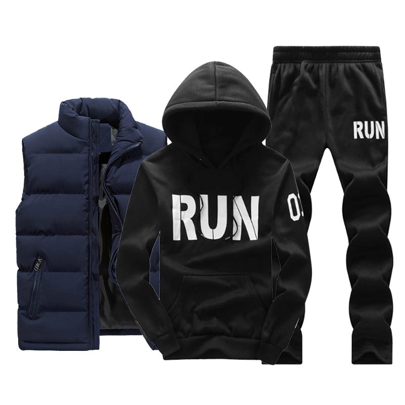 Men's Tracksuits Men Tracksuit Sweat Suits Outfit 3PC Winter Men's Clothing Sets Printing Hoodie Set Fleece Sweatpants Casual VestMen's, Gray
Men's Tracksuits Men Tracksuit Sweat Suits Outfit 3PC Winter Men's Clothing Sets Printing Hoodie Set Fleece Sweatpants Casual VestMen's, Gray