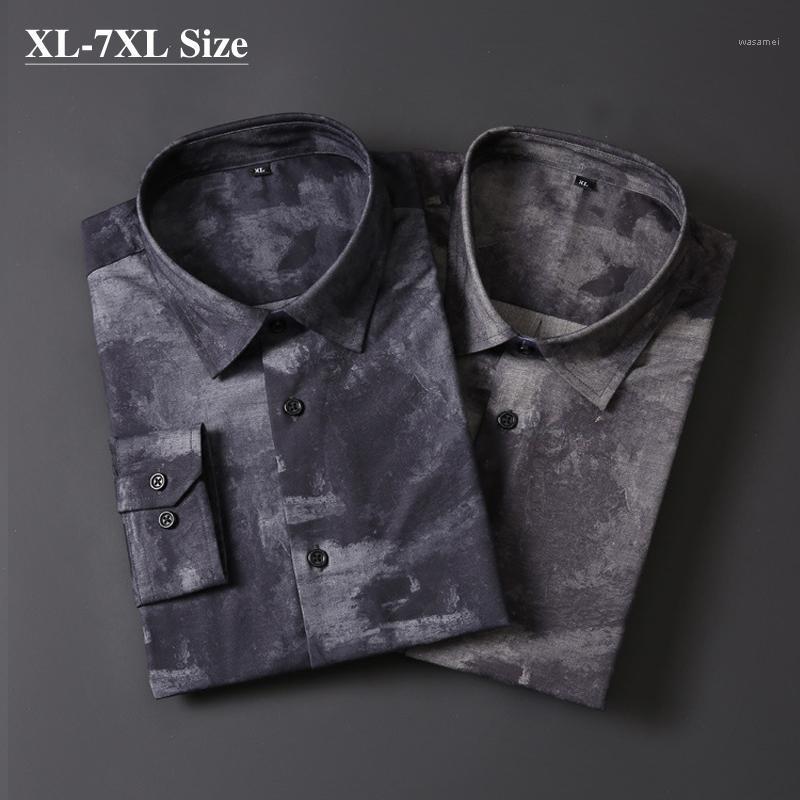 Plus Size 5XL 6XL 7XL Brand Men's Long Sleeve Printed Shirt Fashion 7-color Loose Business Casual Male Work Dress Shirts, 4160-blue-11
Plus Size 5XL 6XL 7XL Brand Men's Long Sleeve Printed Shirt Fashion 7-color Loose Business Casual Male Work Dress Shirts, 4160-blue-11