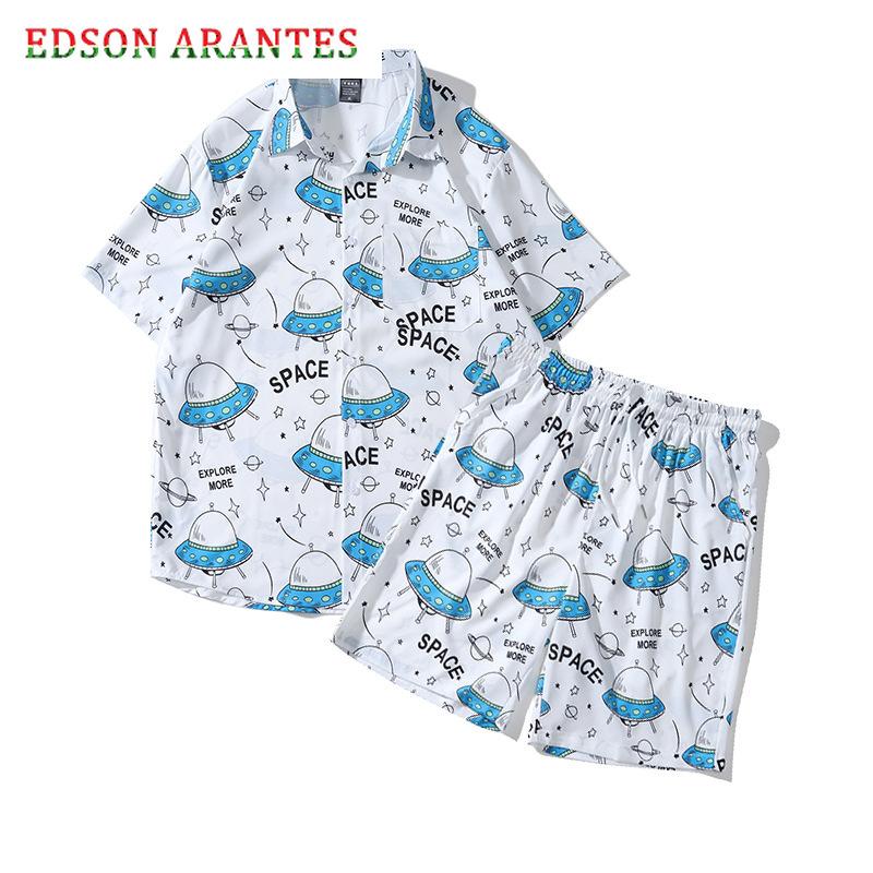 Men's Tracksuits EDSON ARANTES Brand Mens 2 Piece Hawaiian Set 2022 Summer High Street Spaceship 3d Printed Beach Shirt Cardigan Shorts Suit, Hawiian sets
Men's Tracksuits EDSON ARANTES Brand Mens 2 Piece Hawaiian Set 2022 Summer High Street Spaceship 3d Printed Beach Shirt Cardigan Shorts Suit, Hawiian sets