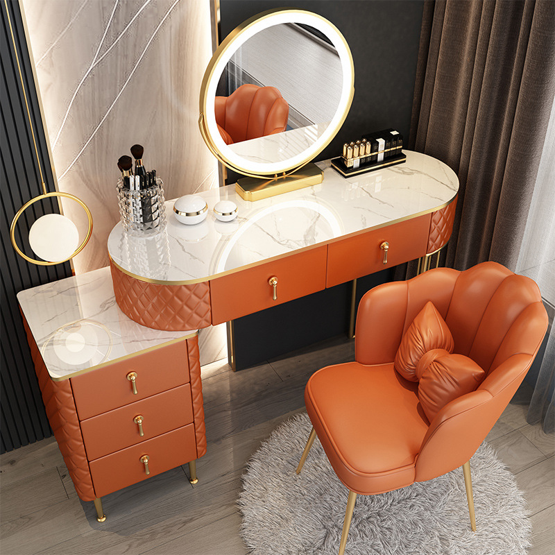 Dressing Table Bedroom Makeup Table Storage Cabinet Home Furniture Dressers for Bedroom Vantiy with Mirror table stool designer luxury 
Dressing Table Bedroom Makeup Table Storage Cabinet Home Furniture Dressers for Bedroom Vantiy with Mirror table stool designer luxury