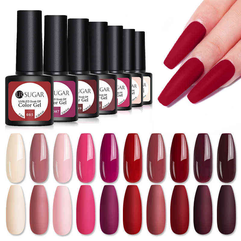 NXY Nail Gel 10pcs Lot Color Polish Set 122 Colors Semi Permanent Uv Led Varnish Soak Off Lacquers Base Top 0328