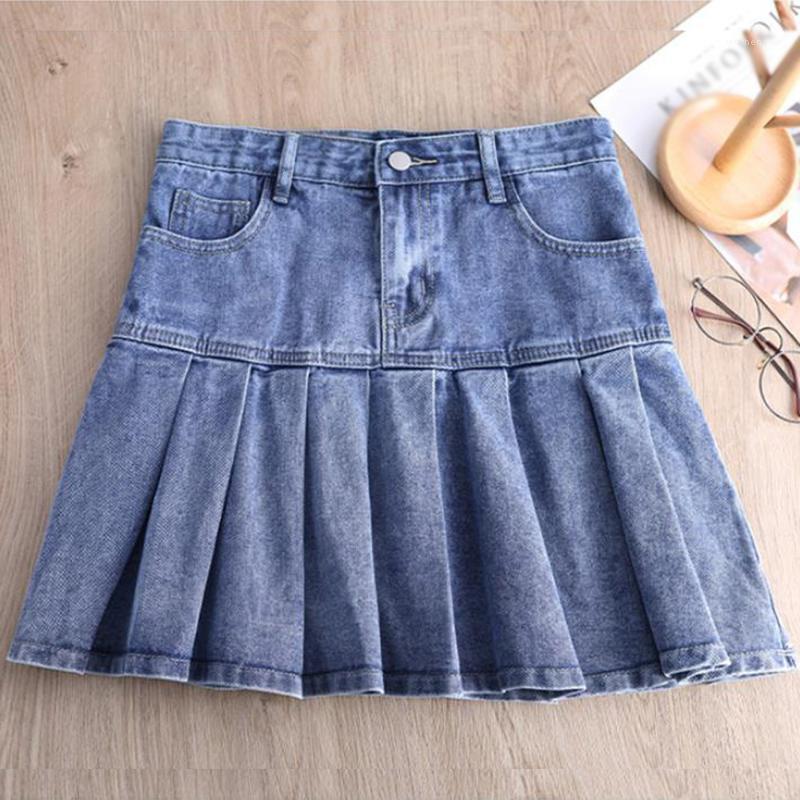 Skirts Women's Denim Sexy Pleated 2022 Korean Style Female Skirt School High Waist Tutu Mini Short Jeans Saia Jupe Femme, Denim skirt
Skirts Women's Denim Sexy Pleated 2022 Korean Style Female Skirt School High Waist Tutu Mini Short Jeans Saia Jupe Femme, Denim skirt