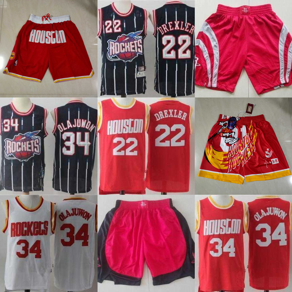Houston''Rockets''Men jersey Hakeem 34 Olajuwon Clyde 22 Drexler Basketball Shorts Basketball Jerseys red white navy, Color
Houston''Rockets''Men jersey Hakeem 34 Olajuwon Clyde 22 Drexler Basketball Shorts Basketball Jerseys red white navy, Color