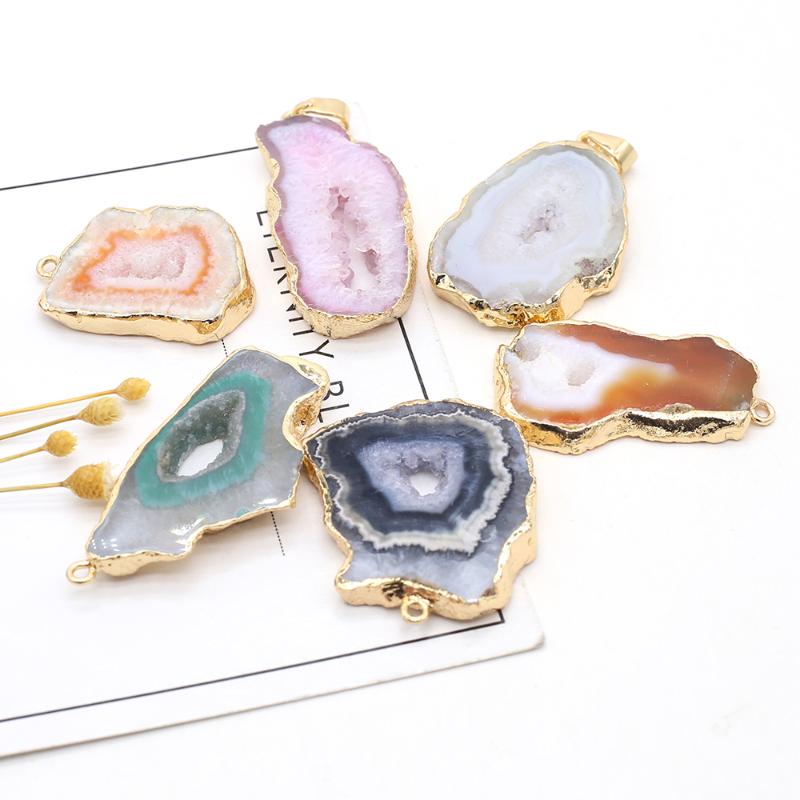 Pendant Necklaces Natural Stone Pendants Irregular Colorful Agate Charms For Jewelry Making Women Necklace Gift Accessories
Pendant Necklaces Natural Stone Pendants Irregular Colorful Agate Charms For Jewelry Making Women Necklace Gift Accessories
