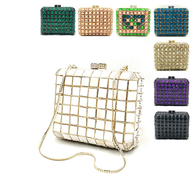 Small evening party Bridal wedding party wallet purses elegant square shape purses women wallet luxury big crystal clutches 220816, Color 5
Small evening party Bridal wedding party wallet purses elegant square shape purses women wallet luxury big crystal clutches 220816, Color 5