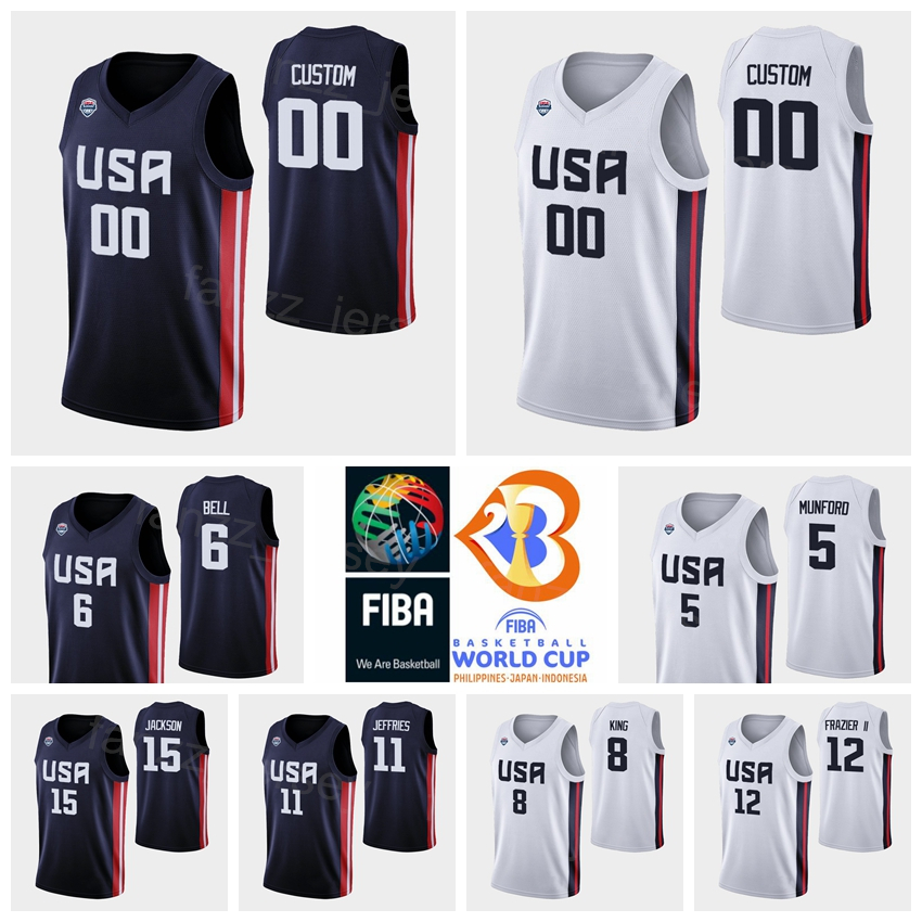 Screen Printed 2023 FIBA World Cup US Basketball 9 Langston Galloway Jersey 13 John Jenkins 10 William Davis 4 Quinn Cook 5 Xavier Munford 15 Justin Jackson Uniform, With patch
Screen Printed 2023 FIBA World Cup US Basketball 9 Langston Galloway Jersey 13 John Jenkins 10 William Davis 4 Quinn Cook 5 Xavier Munford 15 Justin Jackson Uniform, With patch
