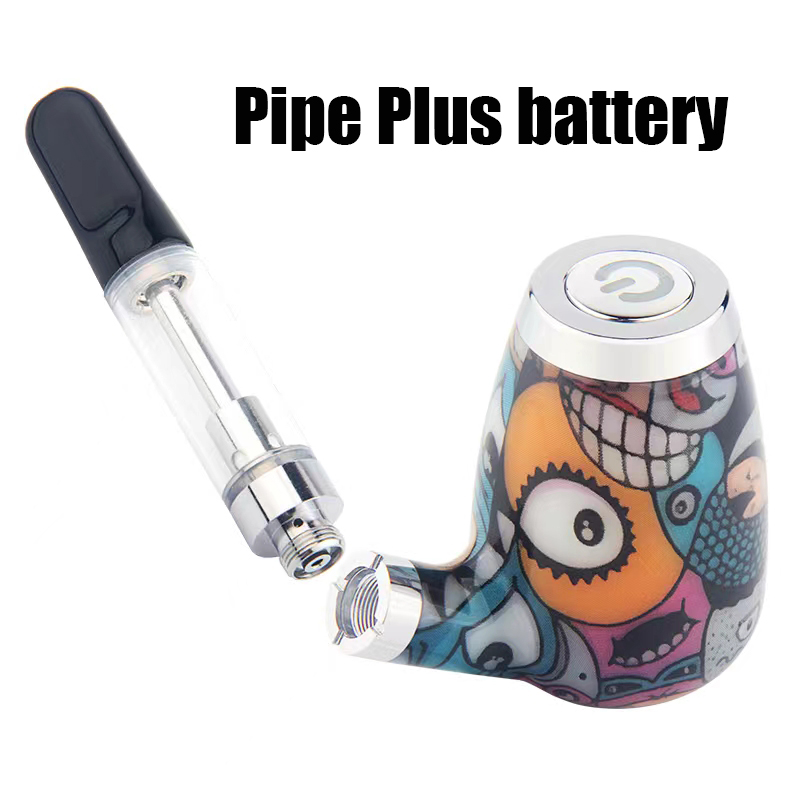 Ecpow Pipe Plus Vape Mod Battery Vaporizer Pen 900mAh Varial Voltage Preheat VV Electronic Cigarette 510 Thread Batteries For Thick Oil Cartridge Vapor Mods
Ecpow Pipe Plus Vape Mod Battery Vaporizer Pen 900mAh Varial Voltage Preheat VV Electronic Cigarette 510 Thread Batteries For Thick Oil Cartridge Vapor Mods