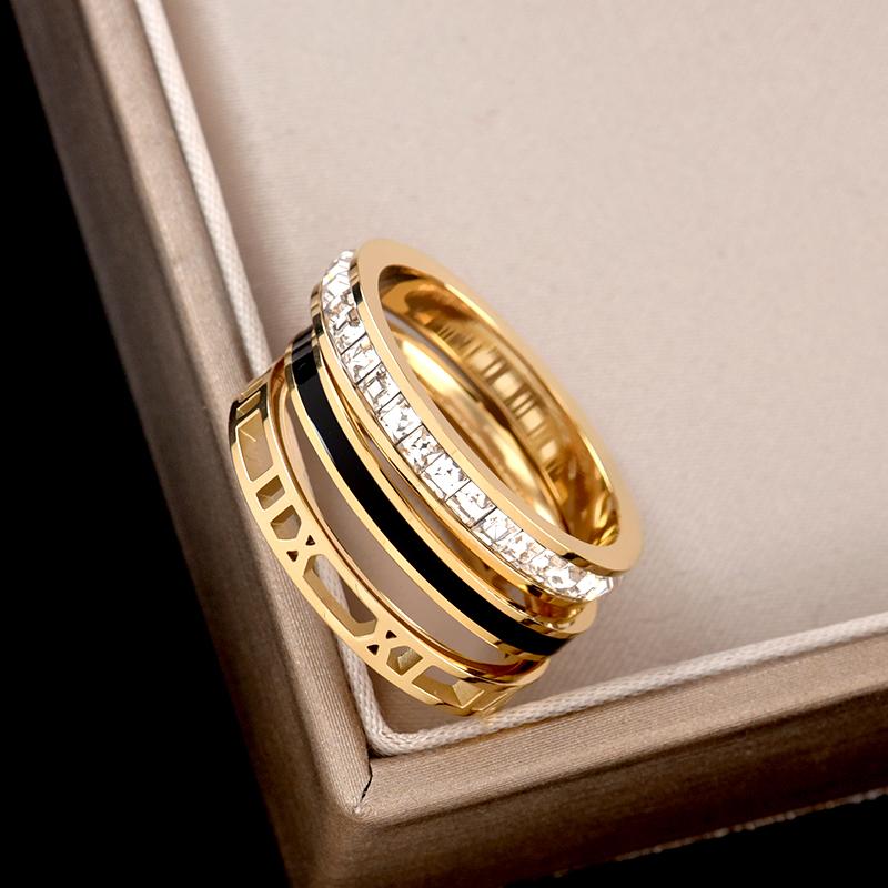 Wedding Rings Stainless Steel Web Celebrity Stylish Three-piece Set Colorless Detachable Index Finger Ring For Japanese And Korean StudentWe
Wedding Rings Stainless Steel Web Celebrity Stylish Three-piece Set Colorless Detachable Index Finger Ring For Japanese And Korean StudentWe