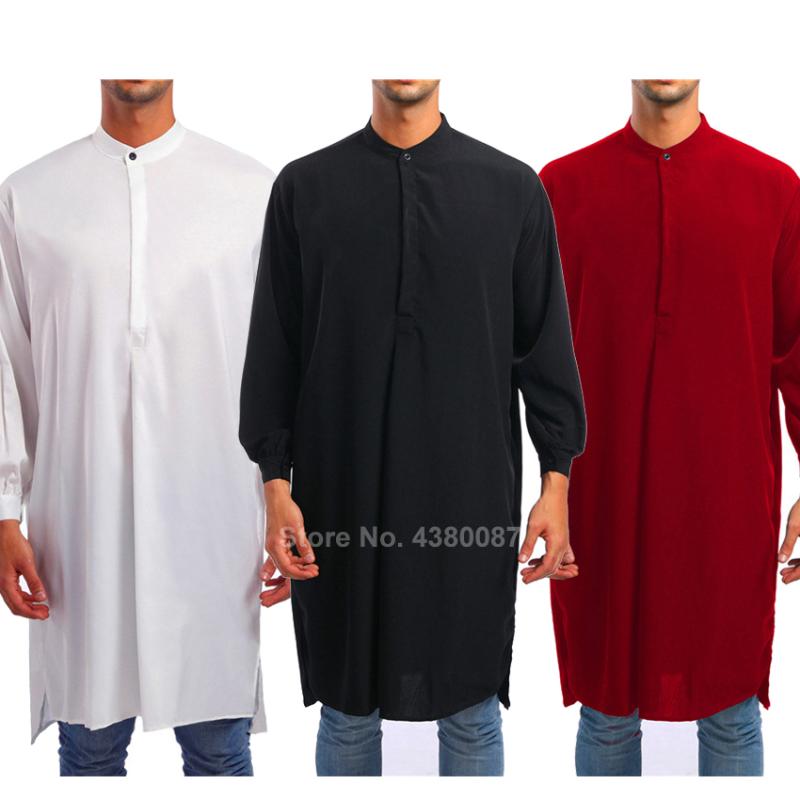 Ethnic Clothing Solid Color Saudi Arab Men Muslim Traditional Thobe Button Long Shirt Turkish Casual Male Sleeve Islamic ClothingEthnic
Ethnic Clothing Solid Color Saudi Arab Men Muslim Traditional Thobe Button Long Shirt Turkish Casual Male Sleeve Islamic ClothingEthnic