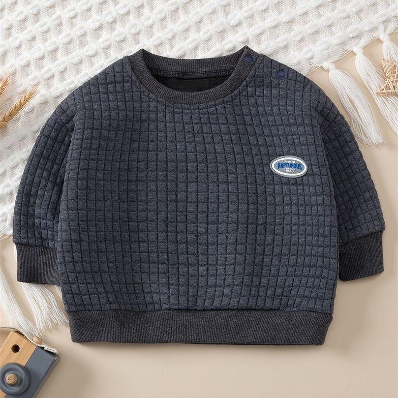 Baby Patch Detail Textured Sweatshirt SHE