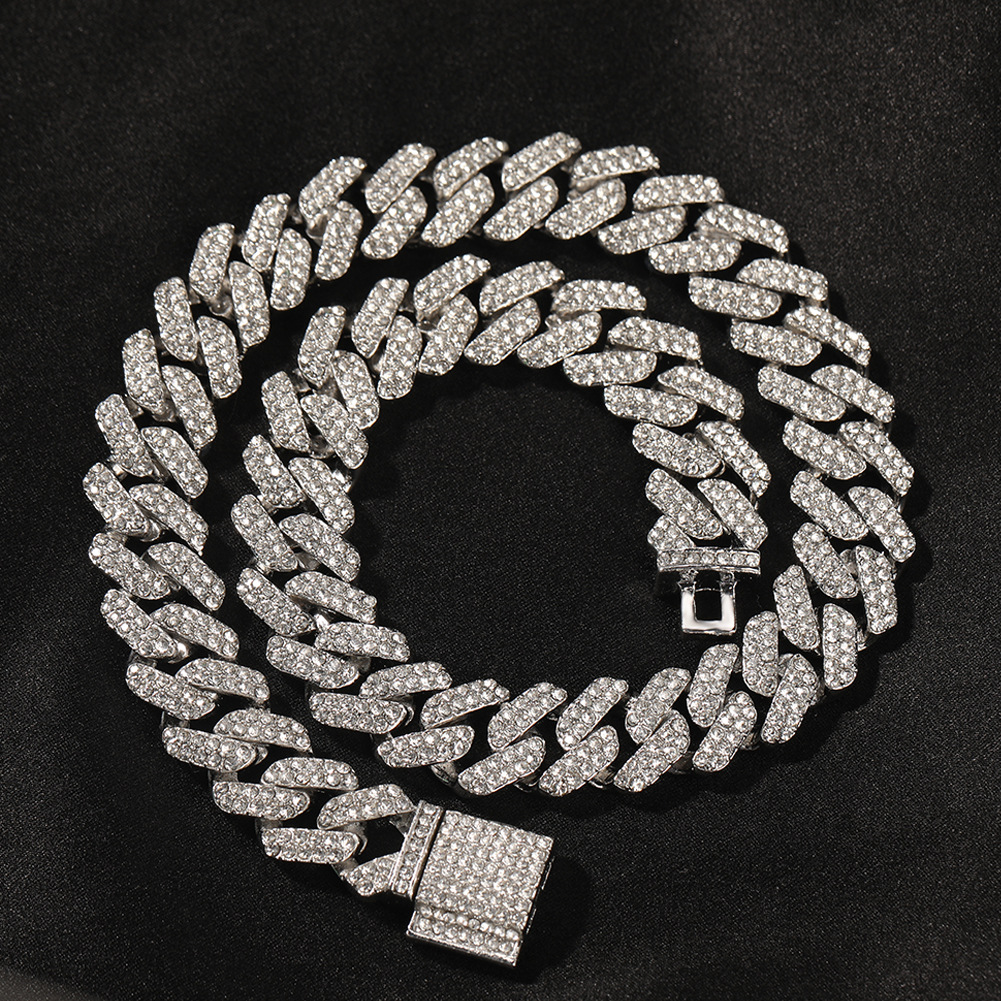 Miami Cuban Link Chain Mens Gold Necklace Silver Iced Out Chains Bracelets Hip Hop Necklaces Jewelry 13mm
Miami Cuban Link Chain Mens Gold Necklace Silver Iced Out Chains Bracelets Hip Hop Necklaces Jewelry 13mm