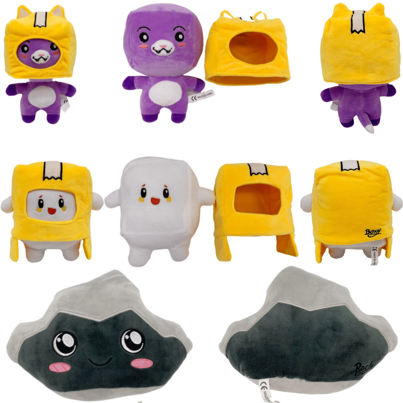 20-27cm 6 styles New Lankybox Rocky Plush Toys Cute Cartoon Anime Boxy Foxy Stuffed Plush Doll Gift For Girl Children, Customize
20-27cm 6 styles New Lankybox Rocky Plush Toys Cute Cartoon Anime Boxy Foxy Stuffed Plush Doll Gift For Girl Children, Customize