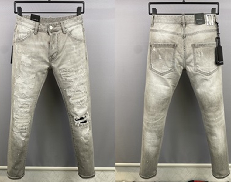 2022 New Men Jeans Hole Light Blue Dark gray Italy Brand Man Long Pants Trousers Streetwear denim Skinny Slim Straight Biker Jean for D2 Top quality size28-38 A9, 9830
2022 New Men Jeans Hole Light Blue Dark gray Italy Brand Man Long Pants Trousers Streetwear denim Skinny Slim Straight Biker Jean for D2 Top quality size28-38 A9, 9830