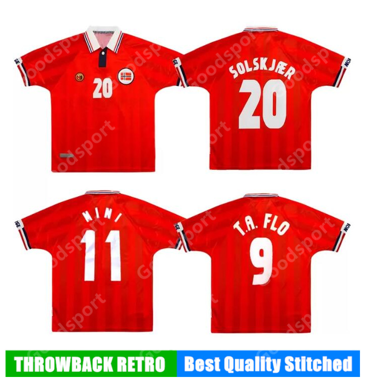 1998 Norwegian soccer jersey 98 00 Norge Tore Andre Flo Berg Solskjaer Bjornebye Ronny Johnsen Norwegia vintage classic football shirt, Home wc jersey
1998 Norwegian soccer jersey 98 00 Norge Tore Andre Flo Berg Solskjaer Bjornebye Ronny Johnsen Norwegia vintage classic football shirt, Home wc jersey