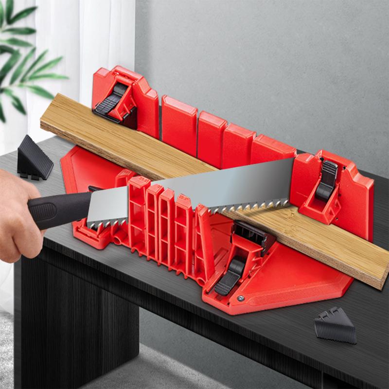 Hand Tools Wood Cutting Clamping Miter Saw Box Frame Corner Cabinets Red ABS Construction Plaster Line Adjustable Multi-angleHand
Hand Tools Wood Cutting Clamping Miter Saw Box Frame Corner Cabinets Red ABS Construction Plaster Line Adjustable Multi-angleHand