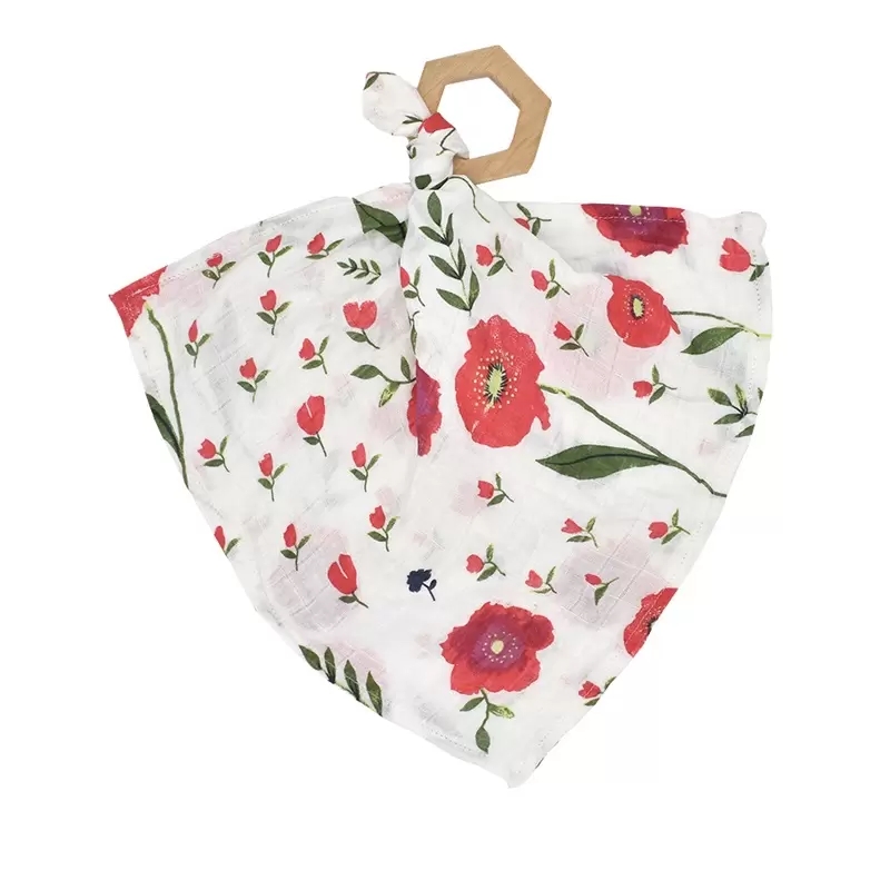 Unisex Baby Shower Gift Newborn Baby Teething Lovey Chewable Jewelry Teether Toy Saliva Towel Bibs Baby Bandana Drool Bibs for Boys