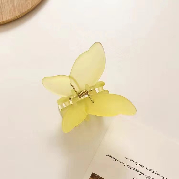 Super Fairy Butterfly clip shark clips female summer back of head hair clip small headdress new