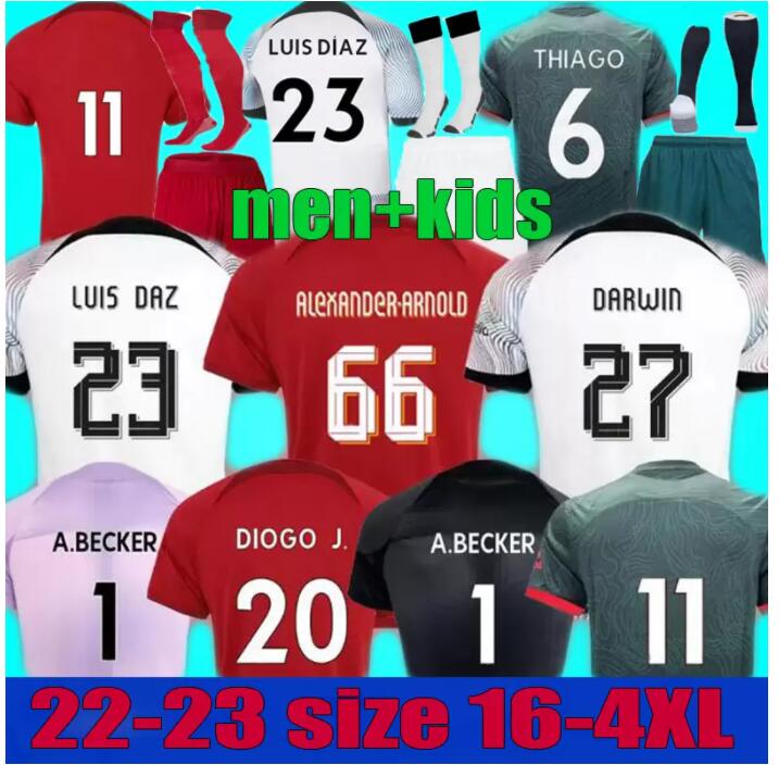 3XL 4XL 22 23 LVP Mohamed FIRMINO soccer jerseys 2022 2023 Diogo A.BECKER Luis DIaz football shirts men kids kits Minamino Alexander Arnold M. SALAH DARWIN sets uniform
3XL 4XL 22 23 LVP Mohamed FIRMINO soccer jerseys 2022 2023 Diogo A.BECKER Luis DIaz football shirts men kids kits Minamino Alexander Arnold M. SALAH DARWIN sets uniform