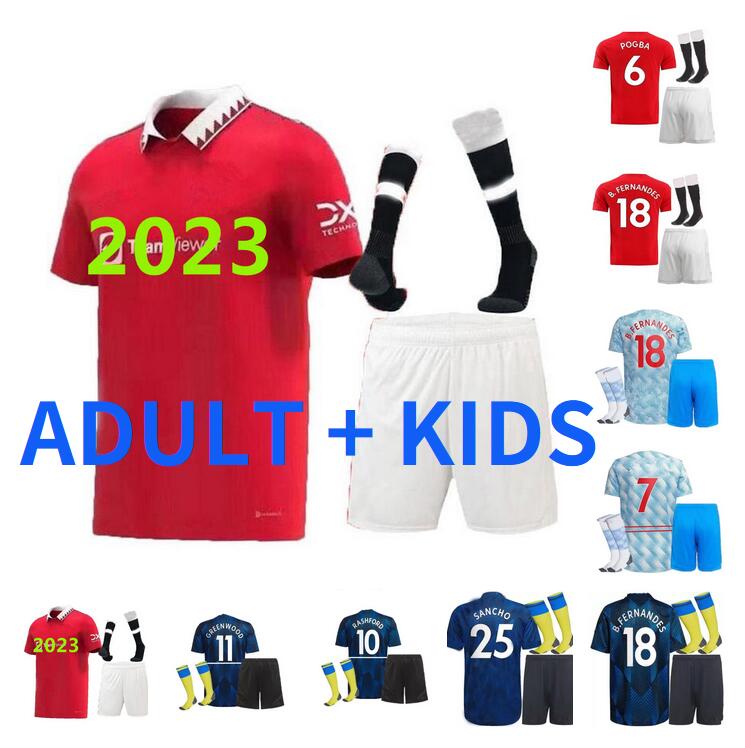 ADULT KITS 21 22 23 SANCHO B. FERNANDES soccer jerseys 2021 2022 2023 MAN CAVANI SHAW R.VARANE UTD VAN DE BEEK RASHFORD GREENWOOD Men Kids Kits sock Full sets uniforms
ADULT KITS 21 22 23 SANCHO B. FERNANDES soccer jerseys 2021 2022 2023 MAN CAVANI SHAW R.VARANE UTD VAN DE BEEK RASHFORD GREENWOOD Men Kids Kits sock Full sets uniforms