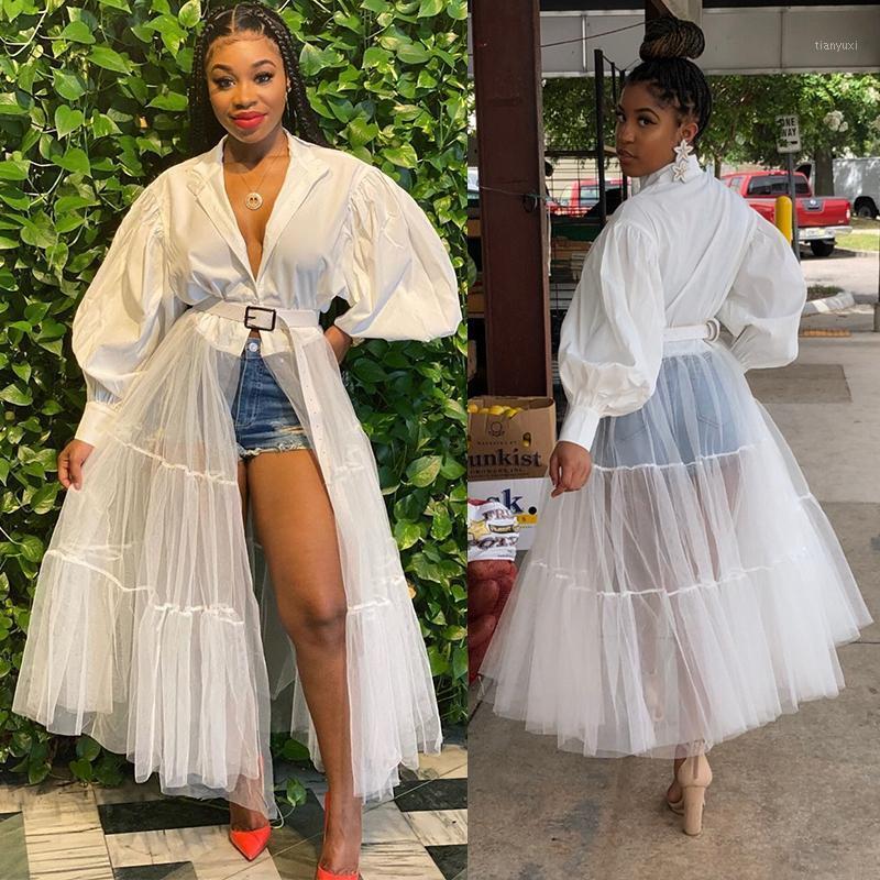 Casual Dresses Party Mesh Patchwork Dress Plus Size White Long Shirt Women Clothing Indie Streetwear Puff Sleeve Autumn Vestidos, Black
Casual Dresses Party Mesh Patchwork Dress Plus Size White Long Shirt Women Clothing Indie Streetwear Puff Sleeve Autumn Vestidos, Black