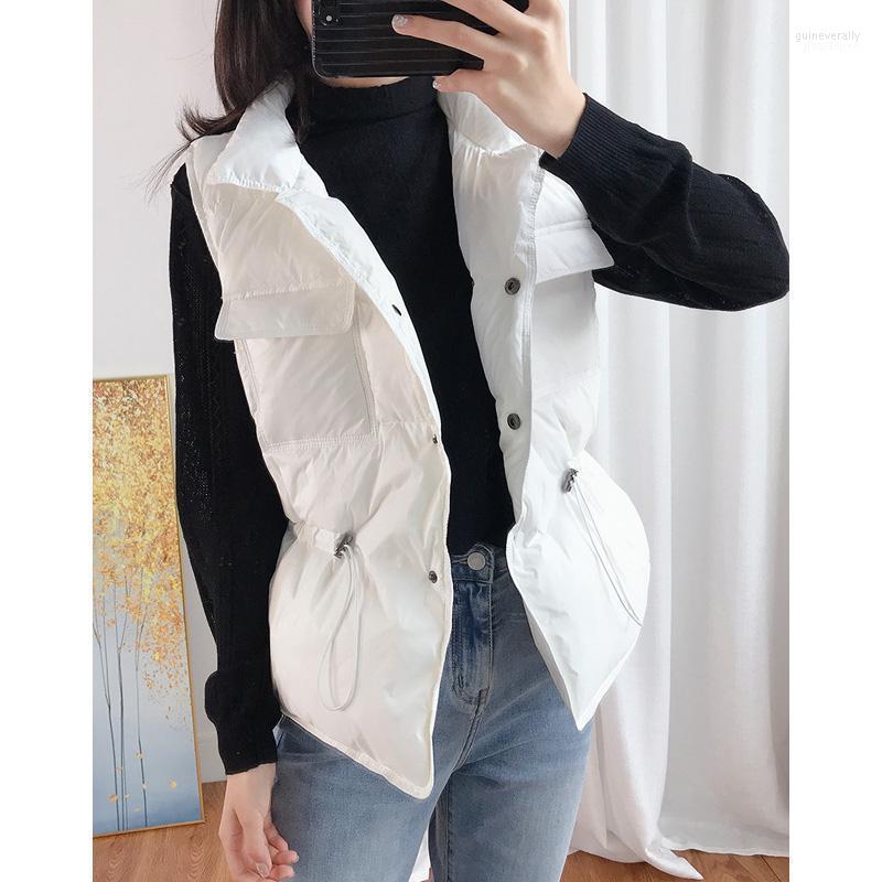White Duck Down Coat Sleeveless Light Vest Women Short Windproof Lightweight Warm Waistcoat Female Women's & Parkas Guin22, Black
White Duck Down Coat Sleeveless Light Vest Women Short Windproof Lightweight Warm Waistcoat Female Women's & Parkas Guin22, Black