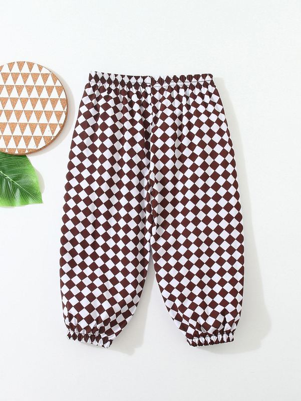 Baby Allover Geo Print Carrot Pants SHE