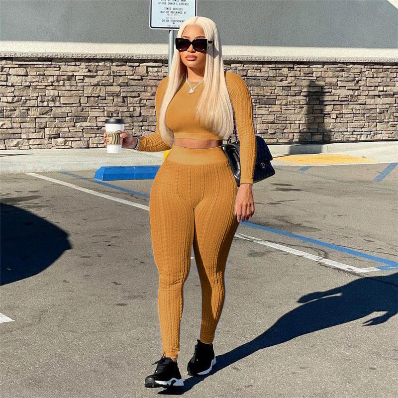 Women' Two Piece Pants Knitted Ribbed 2 Set Women Track Suit Long Sleeve Crop Top And Sets Sporty Fitness Joggers Sweat Suits Woman Co Ord, Black
Women' Two Piece Pants Knitted Ribbed 2 Set Women Track Suit Long Sleeve Crop Top And Sets Sporty Fitness Joggers Sweat Suits Woman Co Ord, Black