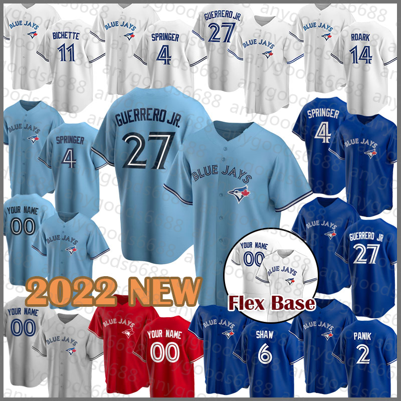 Toronto Blue 2022 New Jays Baseball Jersey 27 Vladimir Guerrero Jr. 11 George Bell 4 George Springer 16 Yusei Kikuchi 8 Cavan Biggio 15 Randal Grichuk 99 Hyun-Jin Ryu, Mens(lanniao 
Toronto Blue 2022 New Jays Baseball Jersey 27 Vladimir Guerrero Jr. 11 George Bell 4 George Springer 16 Yusei Kikuchi 8 Cavan Biggio 15 Randal Grichuk 99 Hyun-Jin Ryu, Mens(lanniao