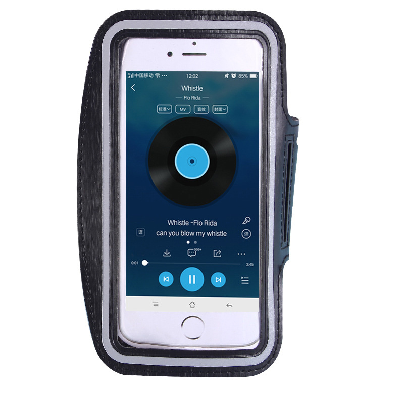 For 4.7 to 6.7 Inch Universal Smart Phone Waterproof Sports Running Armband Cases Workout Holder Pouch Cellphone Arm Bag with OPP Bag