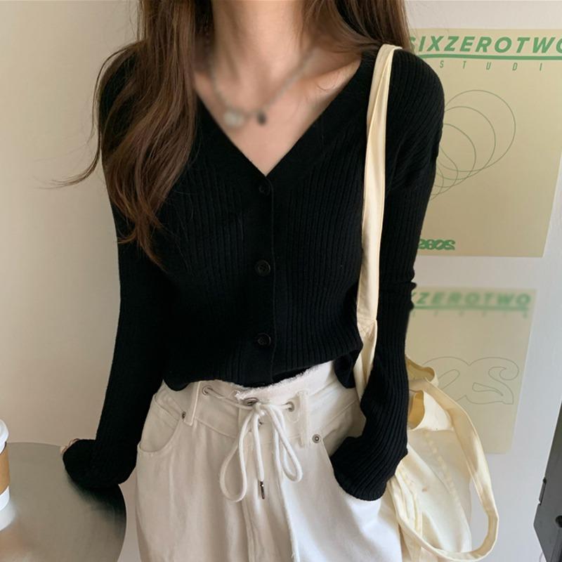 Women's Jackets 2022 Autumn Sweater Knitted Long Sleeve Casual Tops For Women Cardigan Button Jacket V-neck Thin Slim, Dg
Women's Jackets 2022 Autumn Sweater Knitted Long Sleeve Casual Tops For Women Cardigan Button Jacket V-neck Thin Slim, Dg