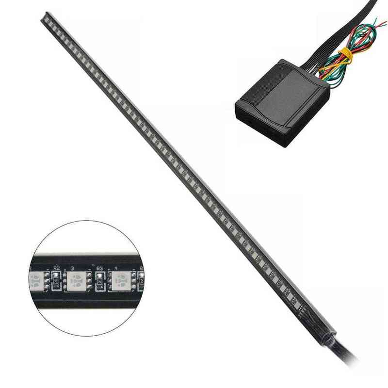 56CM RGB 48-LED Knight Night Rider LED Strip Scanner Lighting Bars Remote Atmosphere Decorative Lamp Warning Signal Light Y220708