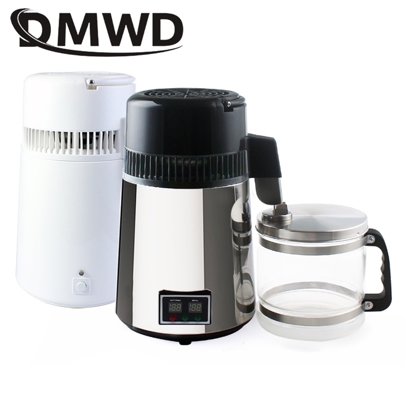 DMWD Pure Water Distiller 4L Dental Distilled Water Machine Filter Stainless Steel Electric Distillation Purifier Jug 110V 220V 220719
DMWD Pure Water Distiller 4L Dental Distilled Water Machine Filter Stainless Steel Electric Distillation Purifier Jug 110V 220V 220719
